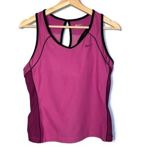 NikeFITDRY Tank Top w/Built in Sports Bra, Women’s